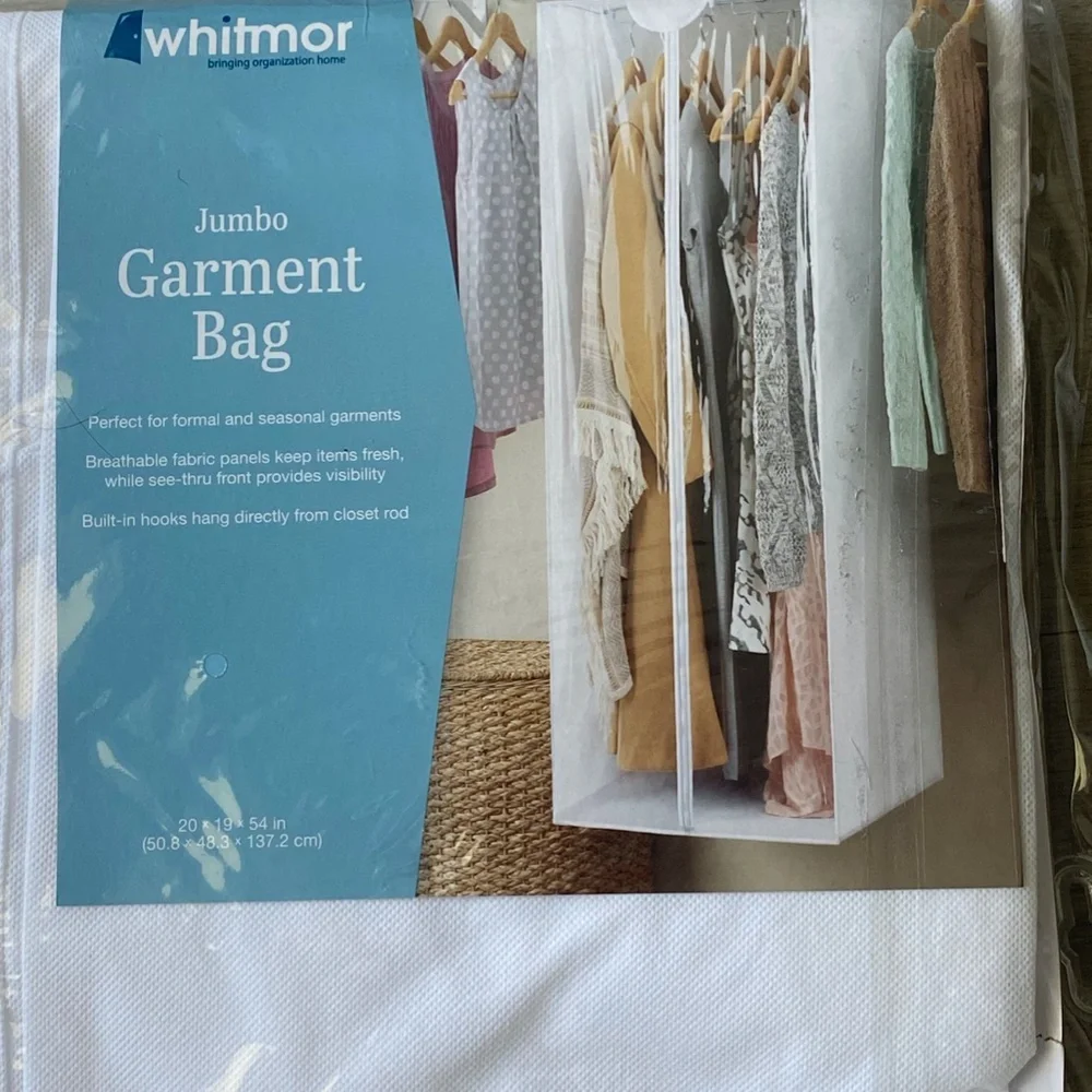 Garment Bag Jumbo NEW Whitnor